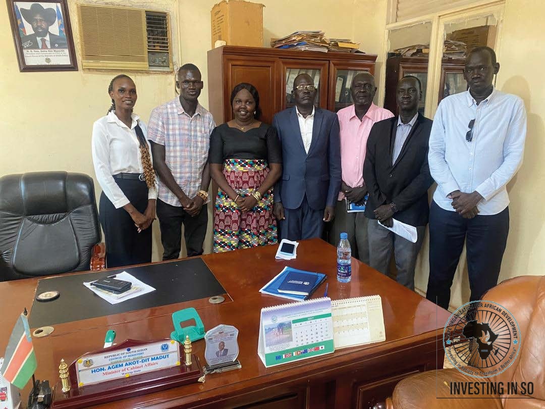 HOFAD leadership meeting with the Minister of Cabinet Affairs on peace and governance