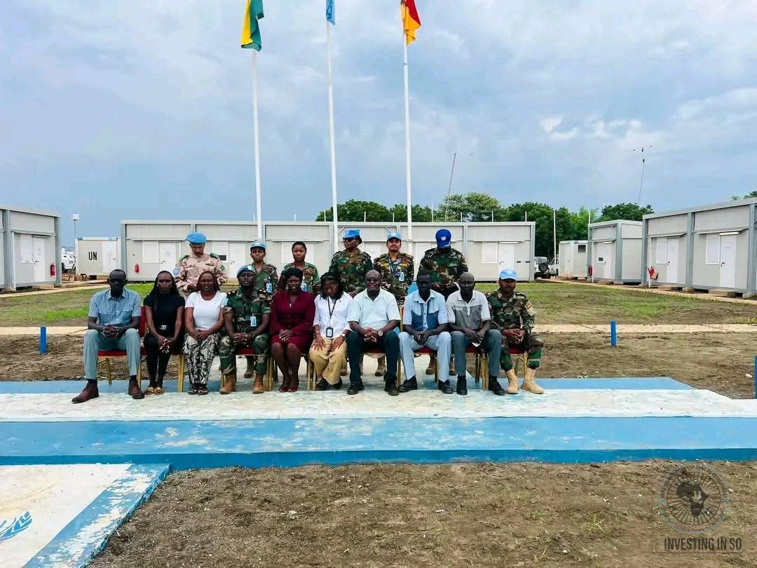 HOFAD team pictured at a United Nations compound in South Sudan